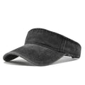Vintage Open Crown Ponytail Baseball Cap Faded Cotton Golf Hat Summer Visor Sun Tennis Hat