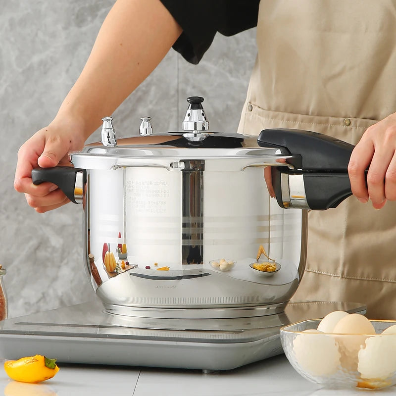 Zhenneng SS304 Stainless Steel 6 Litres Bakelite Handle Non-Stick Exterior Energy Time Saving Pressure Cooker for Kitchen