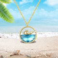 Waterproof Stainless Steel Gold and Silver Lady Temperament Versatile Cute Anti-Allergy Whale Pendant Necklace