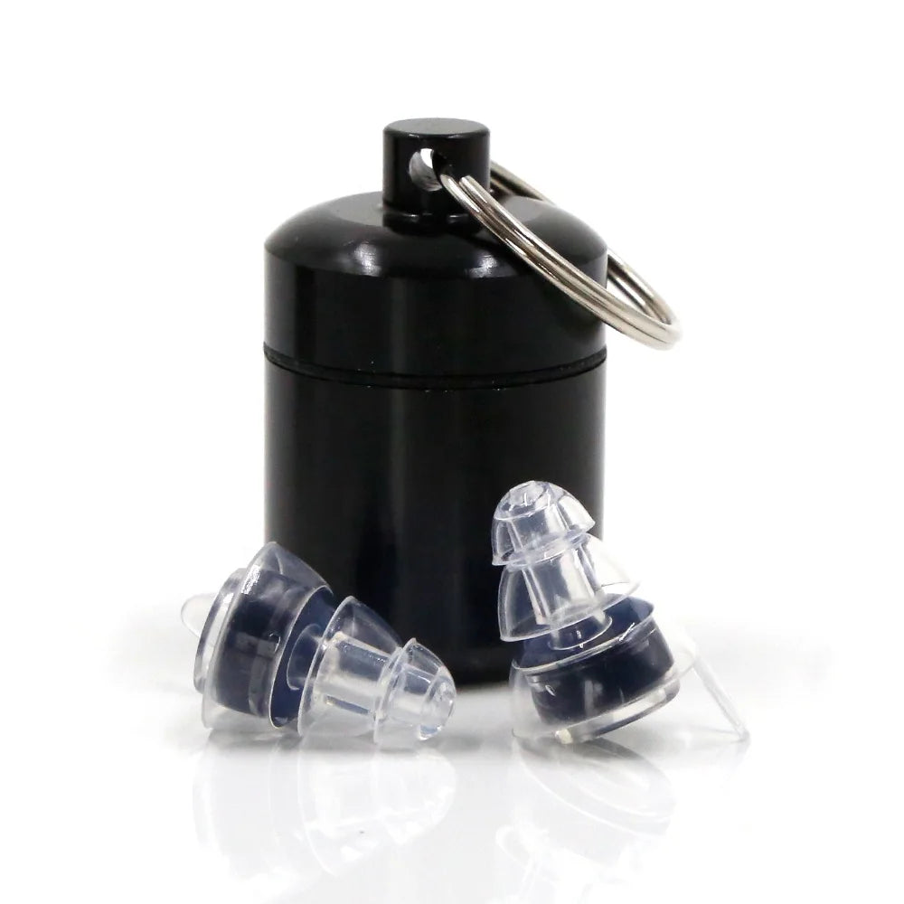 Best Hearing Protection Musician Ear Plugs Soundproof Safety Party Professional Earplugs with Aluminum case