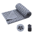 Hot Sports Quick Dry Yoga Towel Non-Slip Soft Silicon Dots Microfiber Solid Color Pattern Knitted Technics Mesh Bag Packaging