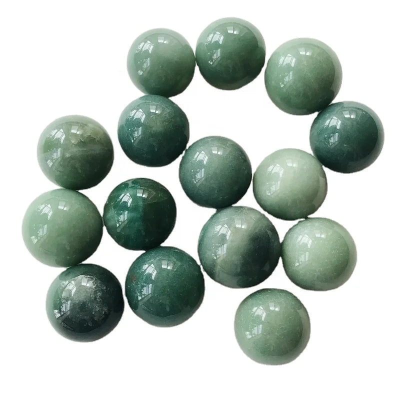 Wholesale natural rock crystal sphere ball green aventurine ball