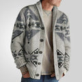 New Fashion Coat Men's Knitted Cardigan Long Sleeve Thick Vintage Style Knitted Cardigan Sweaters