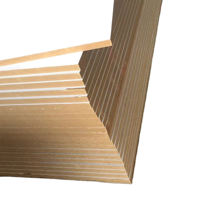 18mm Thickness Laminated Mdf Hdf Fiberboard Melamine Board for Cabinet Furniture