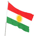 High Quality Custom Kurdish Flag 3x5ft Outdoor Banner with Blank Logo Professional Factory Promotional Product