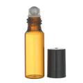 Essential Oil Perfume Roller Bottle 1ml 2ml 3ml 5ml 10ml Glass Roll on Bottle with Steel Roller Ball