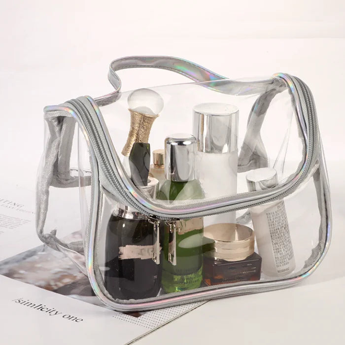Clear Cosmetic Pouch Transparent Cosmetic Bag Portable Travel Toiletry Bag Cosmetic Pouch Personalized Bridesmaid Gifts Idea