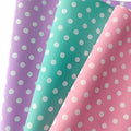 30x135cm Polka Dot Vintage Design Colorful Contrast Color Pu Synthetic Leather Roll