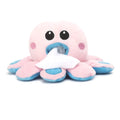 Octopus Design Squeaky Plush Dog Toy Pink Color Pet Interactive Squeaky Stuffed IQ Training Toys