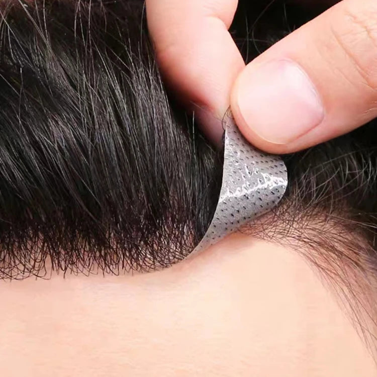 Hair Super Thin Skin Pu Front Hairline for Men Toupee Hair Patch Pieces Toupee