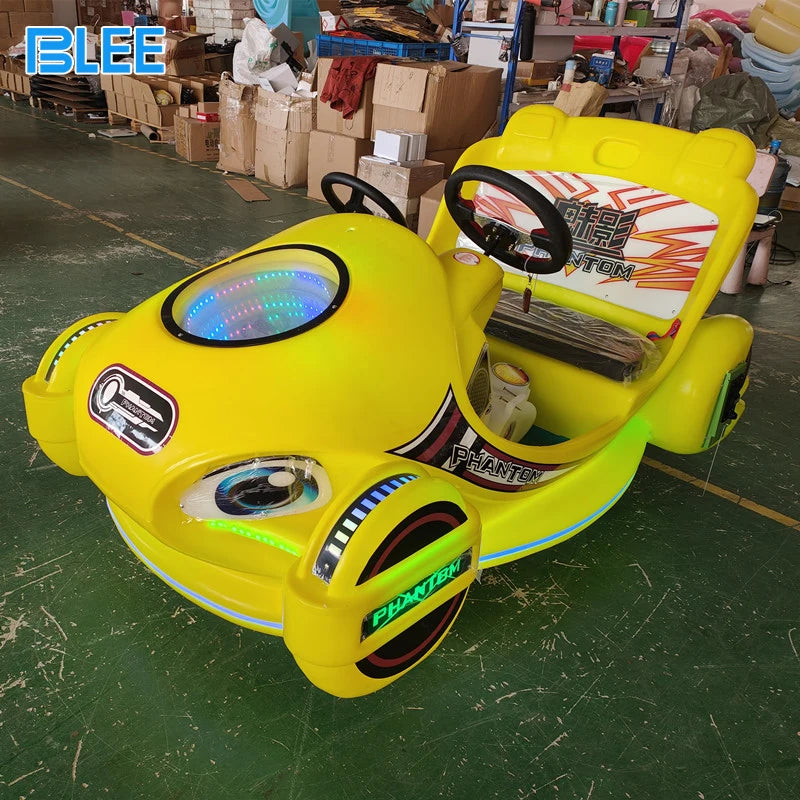 Hot Sale Parent Remote Control 6V Electric Kids Ride on Bumping Bumper Car Music LED Light 360 Degree Spin Electric Bumper Cars