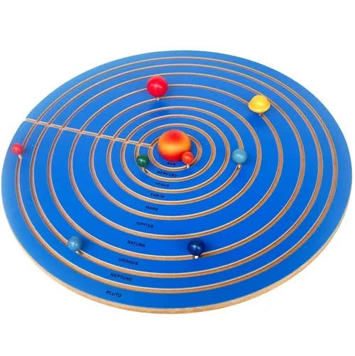 Wooden Preschool Educational Toys New 9 Planets Solar System Montessori Kids Toys Montessori Solar System Toys