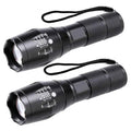 KongBo Outdoor Adjustable Focus Portable Handheld LED Tactical Flashlight With Water Resistant Torch and 5 Light Modes