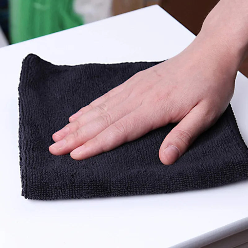 Black Microfiber Towel for Kitchen Auto Detailing Microfiber Car Towel Microfiber Cloth