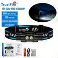 Factory Wholesale TrustFire H5R Aluminum HeadLamp 600lm Torch Light High Power Rechargeable Flashlight for Outdoor Activities