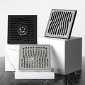 Modern Design Square Chrome Plated Shower Floor Drain Full Brass Bathroom Kitchen Waste Drainer Accessories for Home Hotel Use