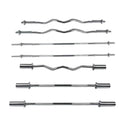Olympus 20kg Dumbbell Bar 2.2m Chrome Alloy Steel Barbell for Home Gym Fitness Training MegaBDM