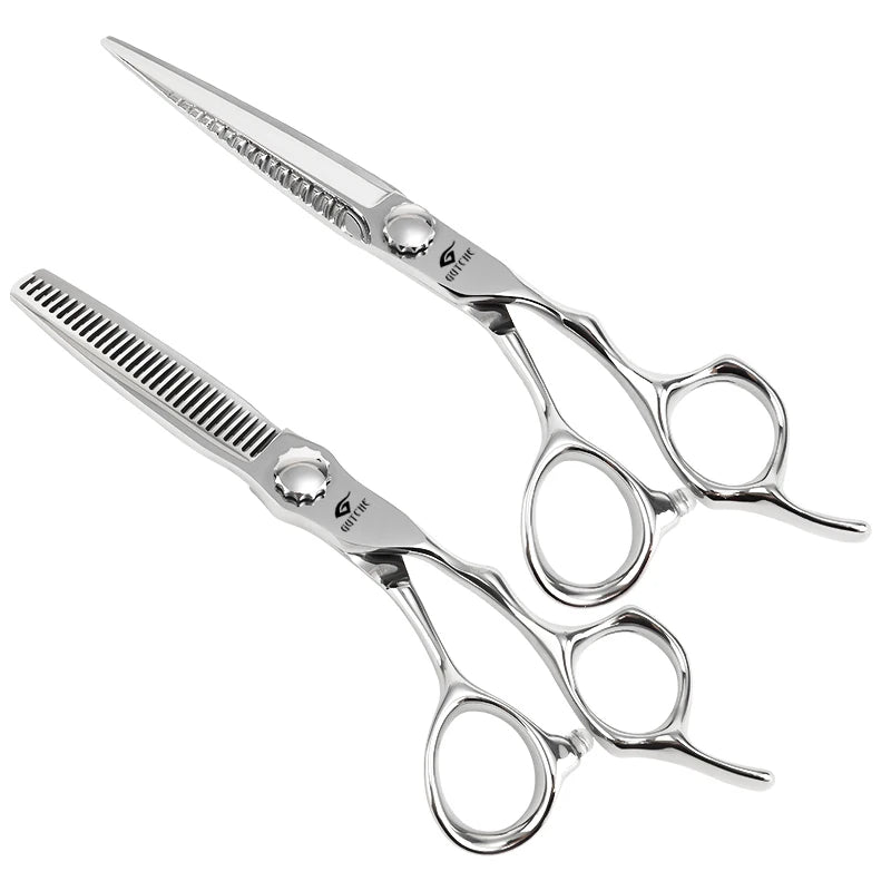 CNC Technology Hair Scissors Stainless Steel Brofessional Barber Shears Salon Scissors for Hair Household Beauty Hair Scissors