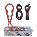 Hot Selling Multi-Function Plastic & Stainless Steel Kitchen Can Opener Set with Eco-Friendly Design Bottle Lid and Jar Opener