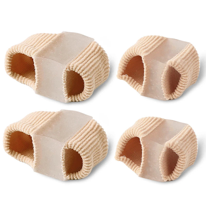 Toe Splitter Thumb Valgus Big Foot Bone Overlap Separating Fiber Double Hole Toe Covering Orthosis