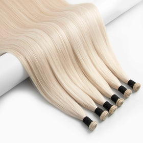 Honor Hair Wholesale Genius Weft Double Drawn Blond Color Russian Hair Invisible Seamless Weft