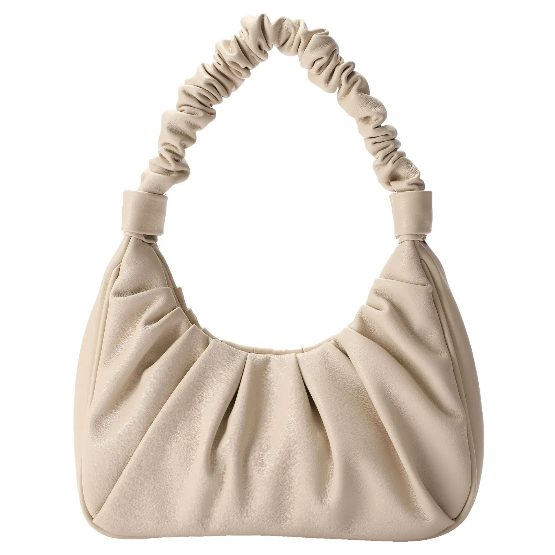 2023 Fashion Women Clutch Crossbody Bags PU Leather Zipper Closure Candy Pattern Croissant Cloud Small Handbag