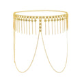 Bohemian Gold Silver Plated Chains Tassels Waist Belly Chains Belt Body Jewelry