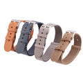 High Quality 18/20/22/24mm Calfskin Leather Watch Strap Vintage Fashion OEM Design Customizable Band