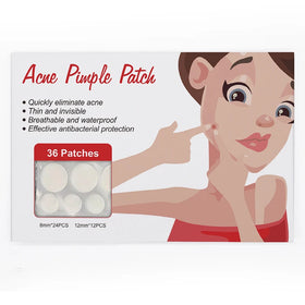 Small MOQ Private Label Hydrocolloid Pimple Acne Patch 36 Count Clear Acne Patches