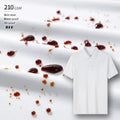 Anti-Stain Water-repellent Oil-Proof 210 GSM Pique Fabric Polo Two-Layer Collar Plain OEM Custom Logo Anti Stain Shirt