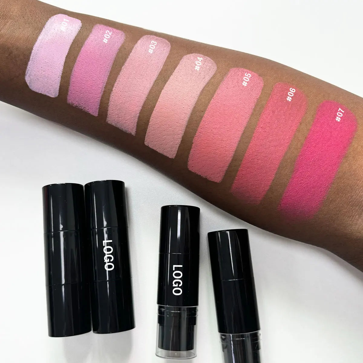 Francy Fancy Custom Logo Vegan Mineral High Pigment Blush Sticks Private Label Face Blush