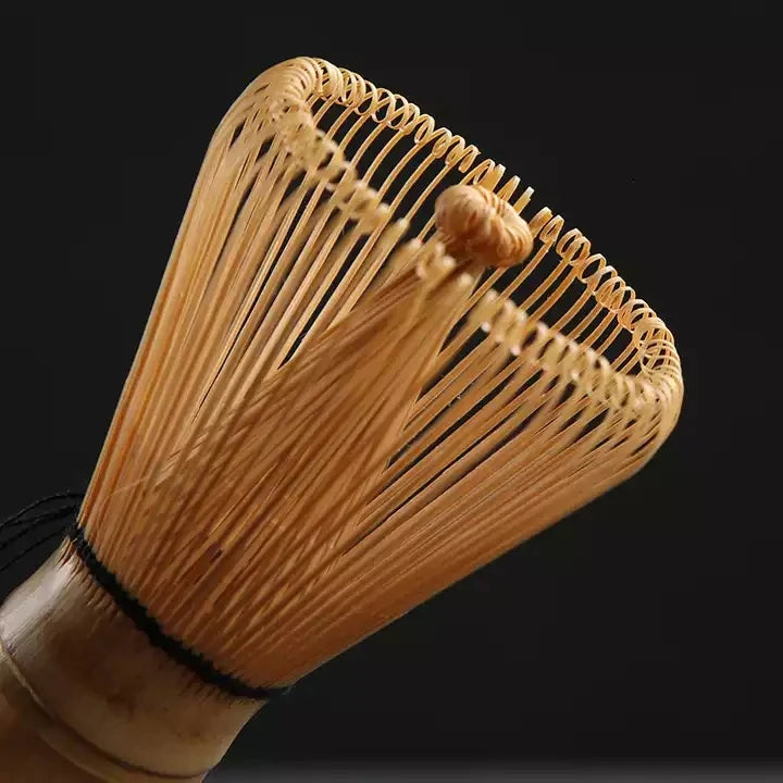 Chasen Scoop Chashaku Japanese Style Bamboo Cups with Tea Logo Macha Whisk Set Traditional Coffee & Tea Accessories