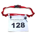 Brand Logo Reflective Adjustable Super Soft Premium Elastic Webbing Marathon Race Bib Belt Running Sports Entertainment