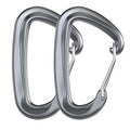 JRSGS S7801S Factory Aluminium Carabiner 12KN Wire Gate Hammock Custom Logo Camping Snap Hooks for Heavy Industry Karabiner