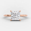 Wholesale 2ct Princess Cut Diamond Rings Customized 18K True Gold Classic IGCI Certified for Weddings Anniversaries Grown