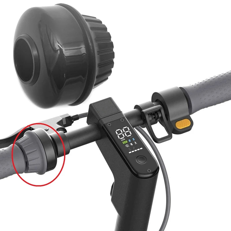 Black Bell Handlebar Loudly Safety Horn for Ninebot G30 MAX Electric Scooter Spare Parts