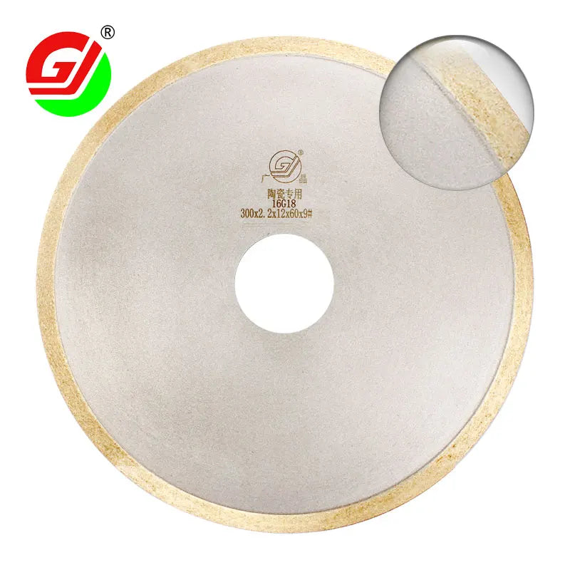 Factory Direct Sales of 300mm Continuous Edge Sintered Circular Saw Blades Suitable for Cutting Ceramic Tiles.
