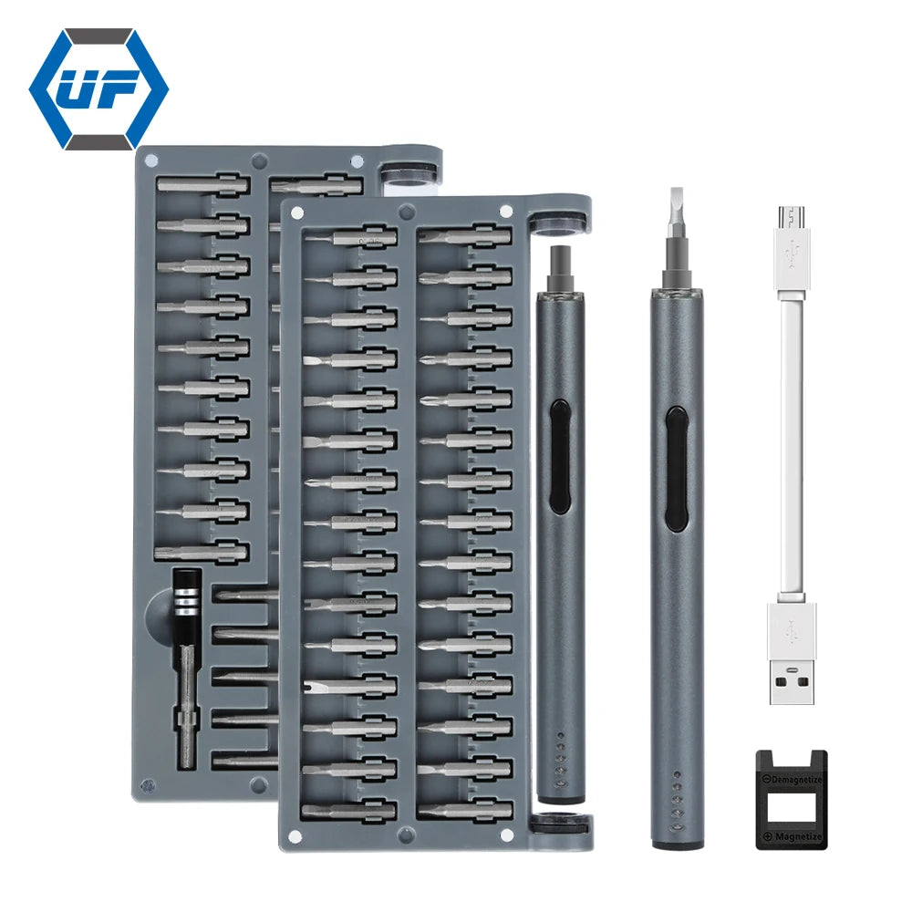 Electric Lithium Battery Bit Screwdriver Set 15.8*180mm Laptop Phone Repair Color Box KS-882025 Targeted PC 59 1 Features