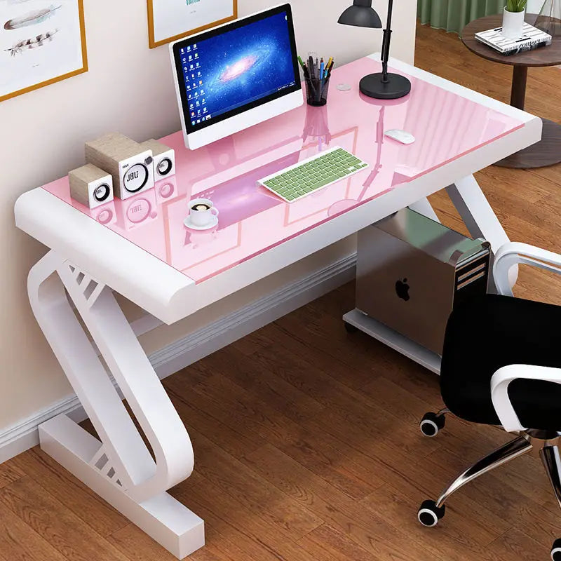 Modern Two-in-One Learning Computer Desk with Customizable Logo New Wooden Frame