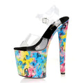 New Sexy Sandals 20 CM High-Heeled Sandals Nightclub Shoes Pole Dancing Shoes Fashion High Heels Women's Shoes