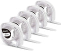 Phomemo P12/ P12PRO Label Maker Tape 12mm Black on White PlasticThermal Tapes Compatible With DYMO Letratag