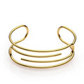 Trendy Paperclip Cuff Bracelet Copper Brass Custom Cuff Bracelet Luxury Nail Open Cuff Bangle Bangles Pulseiras for Woman