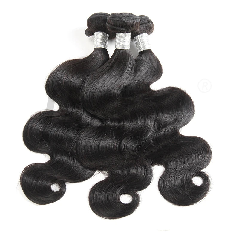 Grade 10A Body Wave Hair Bundles Human Hair Extension 10-30 Inch Free Sample Body Wave Brazilian Hair