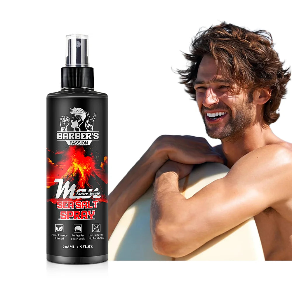 Fast Drying Texture Thickening Volumizing Natural Based Sea Salt Hair Spray for US EU Market