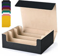 MIO Card Deck Case for Trading Cards 1800+ Premium Leather Magic Commander Storage Box Protectors Fit YuGiOh MTG and Sport Cards