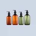 Pet Pump Bottle 300Ml Biodegradable Shampoo and Conditioner Plastic Bottle Pump  Empty Hotel Shower Gel Bottle