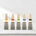 Factory Price Dural 5 in 1 Steel Drill Tool 3/32" Gold Tungsten Bits Nail Electric File Ceramic Nail Drill Bit