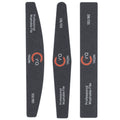 High End Professional Sandpaper Square Nail File OEM Manicure Black Emery Nail Files 80/80