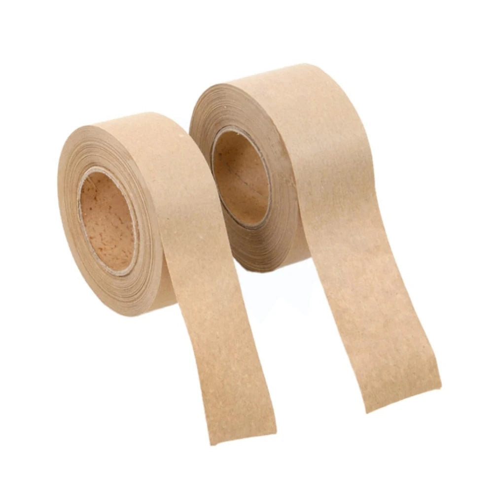 Water Activated Brown Kraft Paper Tape Acrylic Adhesive Reinforced Packing Tape