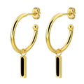 Hot Sale Elegant Charming Stainless Steel Rose Gold Hoop Earrings for Women Trendy Circle Earings Fine Jewelry
